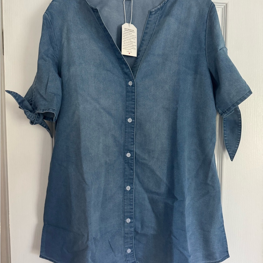 Denim Blue Mini Dress